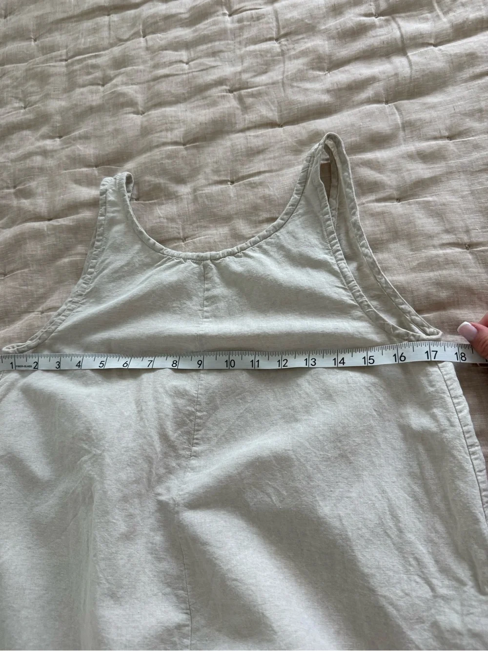 COS Minimalist Relaxed Fit Oversized Playsuit Romper XS Linen Casual Beachy